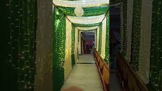 #wedding entrance lighting decoration #shorts feed #shorts viral