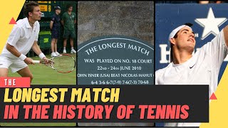 LONGEST TENNIS MATCH in History | Nicolas Mahut, John Isner at 2010 Wimbledon