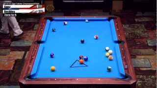 2012 CSI U.S. Bar Table Championships 8 Ball Division Finals: Beckley vs Saez Part 1