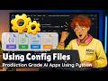 Configuration Files in Python for AI Applications | JSON, YAML, TOML, INI Explained | 2026