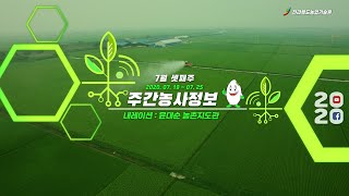 [ 주간농사정보 ] 7월 셋째주