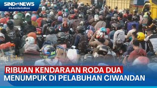 Ribuan Kendaraan Roda Dua Menumpuk di Pelabuhan Ciwandan