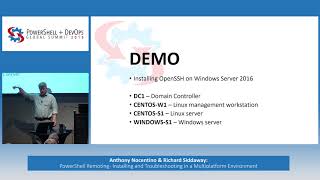 PowerShell remoting - Installing and troubleshooting in a... by Anthony Nocentino & Richard Siddaway