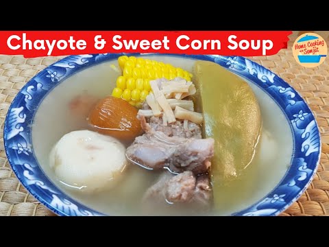 Corn and Chayote Squash Soup Recipe