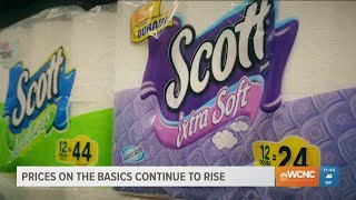 Prices on basic household items continue to rise