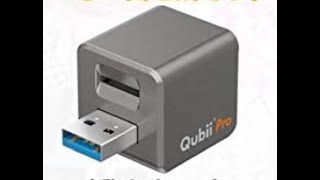 Apple MFi Certified Qubii Pro Photo Storage Device for iPhone \u0026 iPad, Auto Backup Phone