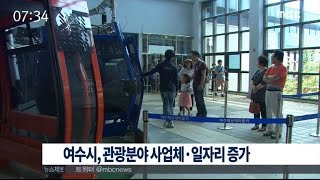 [뉴스투데이]여수시, 관광분야 사업체, 일자리 증가 (160504수)