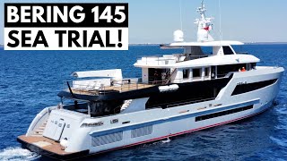 EXCLUSIVE TOUR! BERING 145 "HEEUS" SEA TRIAL FLAGSHIP HYBRID EXPLORER SUPERYACHT Expedition Yacht