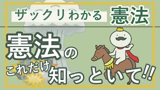 【イッキ見用・総集編】日本人なら知っておきたい憲法の超基本！9条や三権分立についても簡単解説！【イラスト解説】