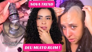 ELA EXPÔS A TREND DO GLITTER NO SHAMPOO !