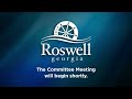 roswell city council committee meeting october 29 2024