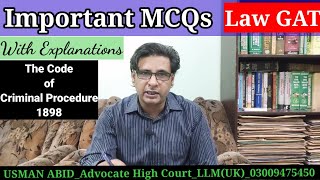 important mcqs crpc 1898| law gat|