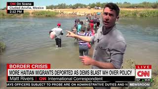 CNN’s Matt Rivers Reports On “A Rush” Of Migrants Coming Across The Border