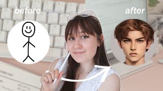 how to CREATE a CHARACTER from *SCRATCH*✍🏼my 3 step character developing process