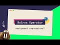 Walrus Operator (Assignment Expressions) | Python Snippets #1