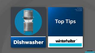 Operating Instructions Winterhalter PT Series.  Drain Down \u0026 Top Tips