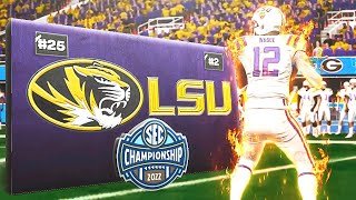 THE SEC CHAMPIONSHIP ... Road To Glory #10 NCAA 14 College Football Revamped