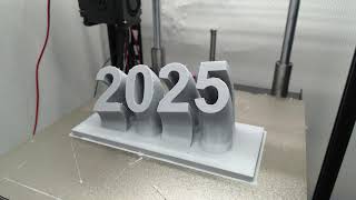 2025 New year Calligraphy 3D printing 2025.01.12