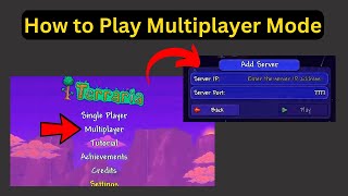 Play Multiplayer Mode Terraria | Terraria Multiplayer Host Server IP \u0026 Port | Multiplayer Local Host