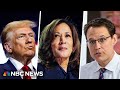 Steve Kornacki breaks down final NBC News poll as Trump and Harris campaigns secure final votes