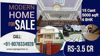 luxury home for sale Nedumbassery Aluva15 cent 5000sqfr