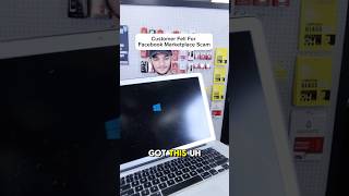 CUSTOMER FELL FOR FACEBOOK MARKETPLACE SCAM!! #education #brokenfix #cellphone