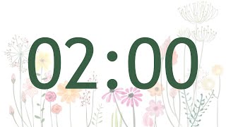 2 Minute Timer | Flowers