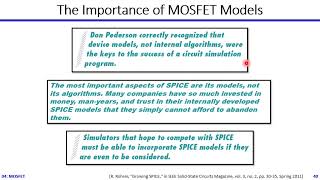 AMS | 04-05 | MOSFET in SPICE: MOSFET Models | Dr. Hesham Omran