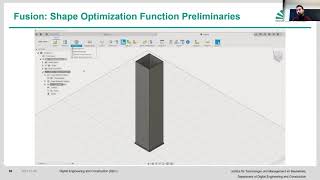 Lecture 4.1 Tutorial on Shape Optimization using Fusion 360