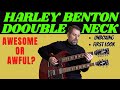 Harley Benton Double Neck Unboxing and First Look