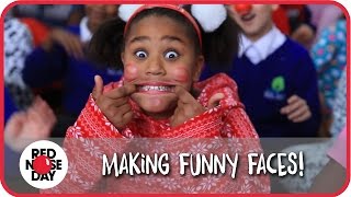 ‘Making Funny Faces’ Red Nose Day 2015 School Song