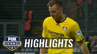 Julian Brandt scores for Bayer Leverkusen | 2016-17 Bundesliga Highlights