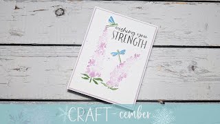 Inspiring Snapdragons Card featuring Stampin' Up!® Products #stampinup #sunnstampin