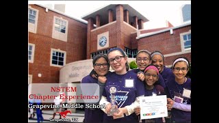 Grapevine Middle School Chapter Experience NSTEM Honor Society