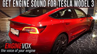 High Performance Electric Sport Exhaust Sound System #ENGINEVOX based on Tesla M