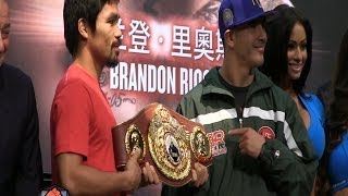 Manny Pacquiao vs. Brandon Rios Final Press Conference Video