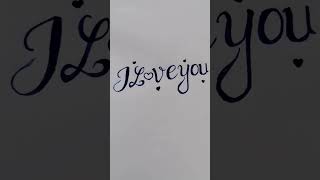 love ❤️ #cursive #cursivewriting #calligraphy #ytshorts #shortsfeed #best
