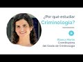 ¿Por qué estudiar un Grado en Criminología?