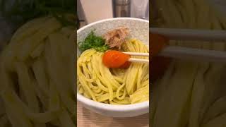 新宿【つるつるモチモチ！新感覚！冷やし釜玉麺】