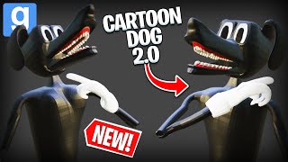 NEW CARTOON DOG 2.0 ☠️ TREVOR HENDERSON UPDATE! (Garry's Mod Sandbox) | JustJoeKing