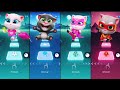 Angela Hank - Heroes Tom - Talking Tom - Taking Angela | Tiles Hop EDM RUSH