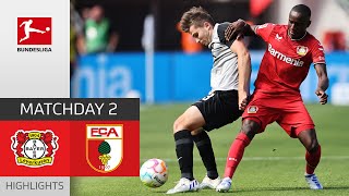 Bayer 04 Leverkusen - FC Augsburg 1-2 | Highlights | Matchday 2 – Bundesliga 2022/23