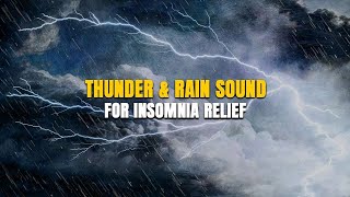 DARK AESTHETIC - Insomnia Cure with Heavy Rain Sounds