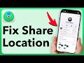 How To Fix Share My Location Not Working On iPhone