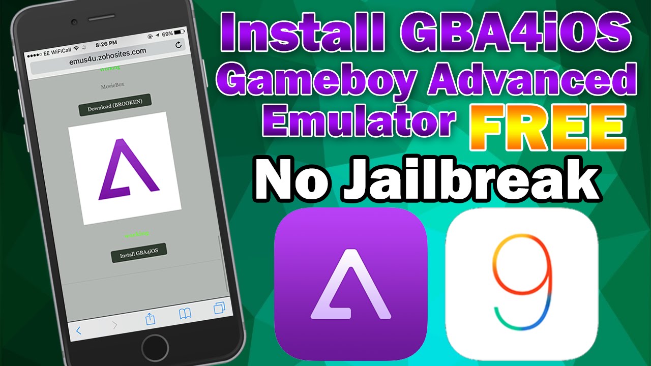 Install GBA4iOS Game Boy Advanced Emulator On IOS 9.3 / 9.2.1 (No ...