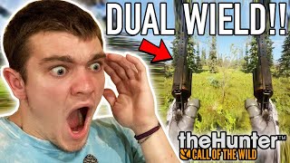 DUEL WIELDING GOLD PISTOLS! Hunter Call of the Wild Pt.46 - Kendall Gray