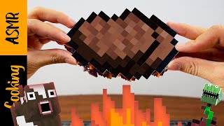 Eating Minecraft Barbeque For Dinner| Kluna Tik ASMR Food Mukbang No Talks