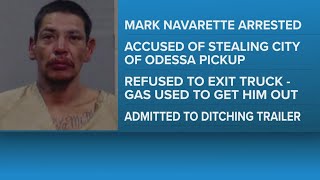 Odessa man arrested after allegedly stealing City of Odessa truck
