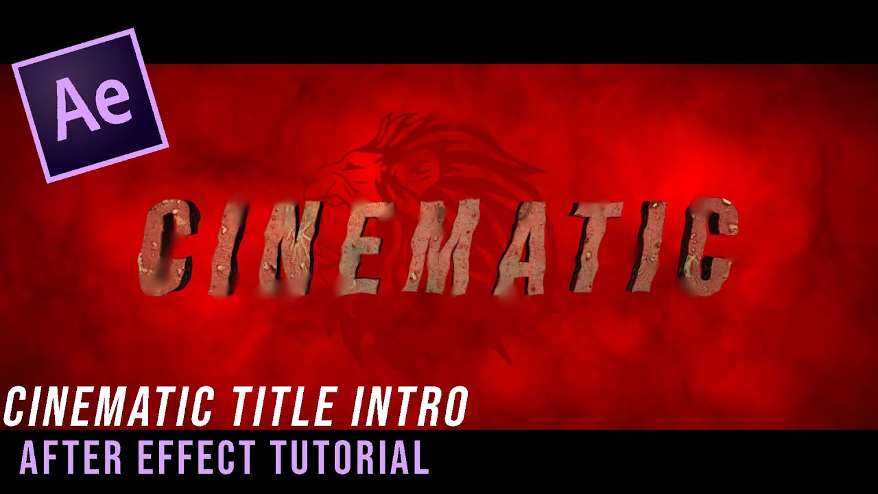 After Effects Tutorial: Cinematic Title Animation In After Effects 2021 ...