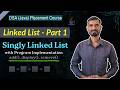 Singly Linked List in Java | DSA Tutorial with Theory & Code